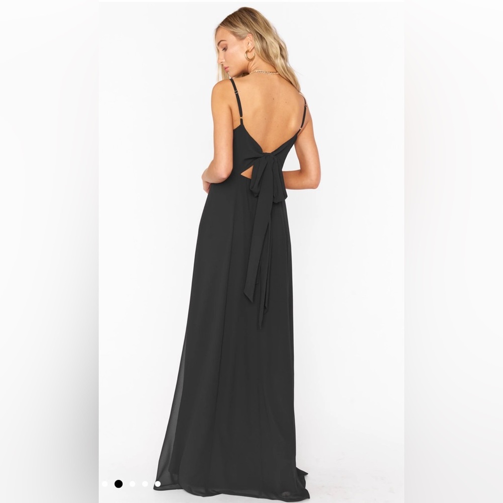Black Show Me Your Mumu bridesmaid dress
